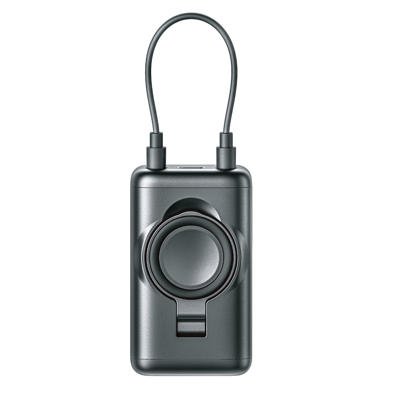 Powerbank do smartwatchy 5000mAh USB-C Lightning - czarny