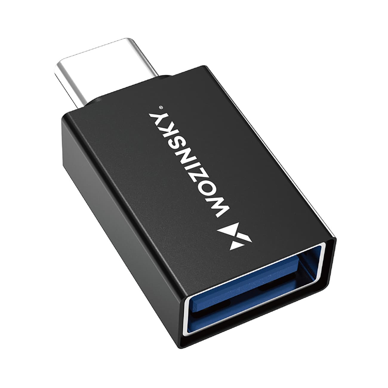Adapter przejściówka USB-C - USB-A 10Gb/s - czarny
