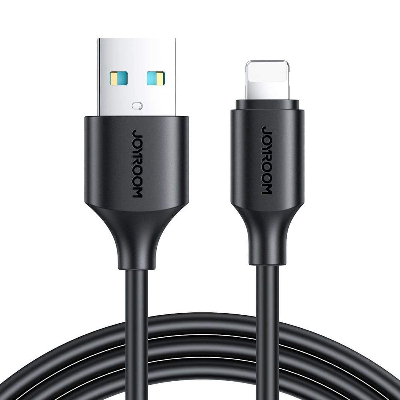 Kabel przewód do ładowania transmisji danych USB-A - iPhone Lightning 1m - czarny